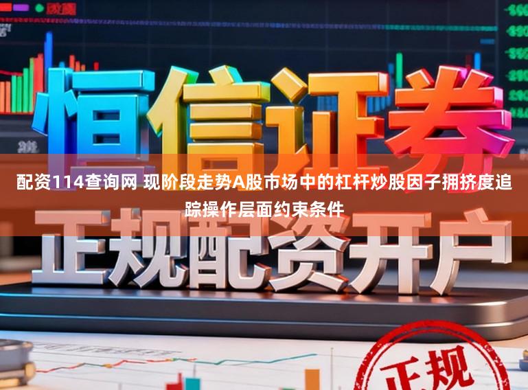 配资114查询网 现阶段走势A股市场中的杠杆炒股因子拥挤度追踪操作层面约束条件